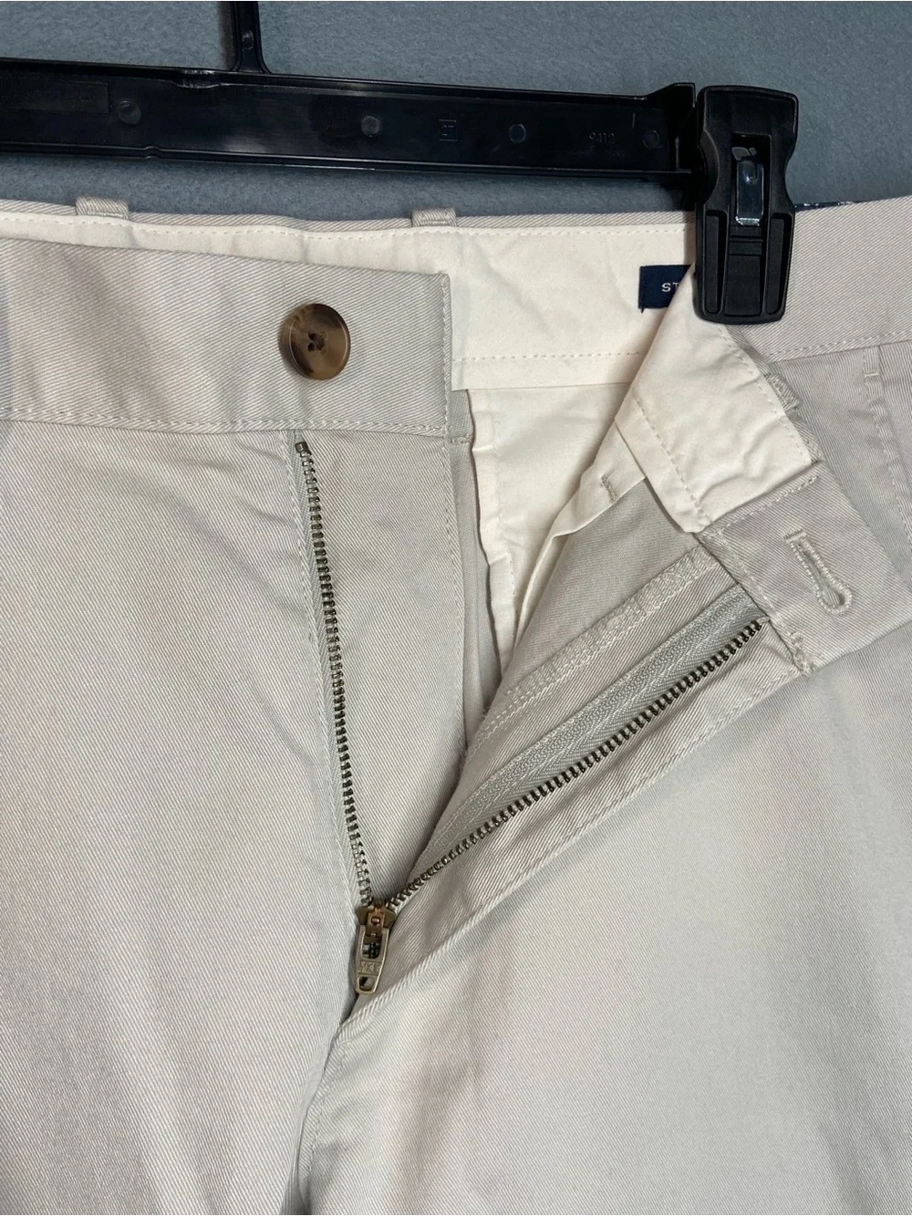 J. Crew Straight Chinos in Cream